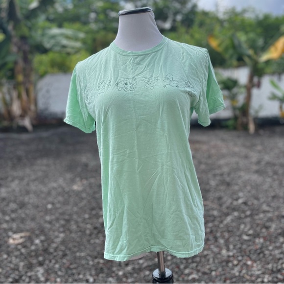 Tops - Pokémon Green Grass Type T-Shirt